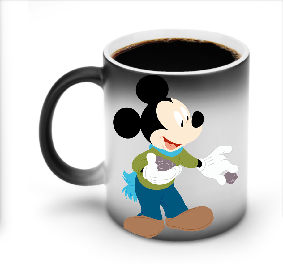 ミッキーマウス Mickey Mouse 温度変色マグカップ