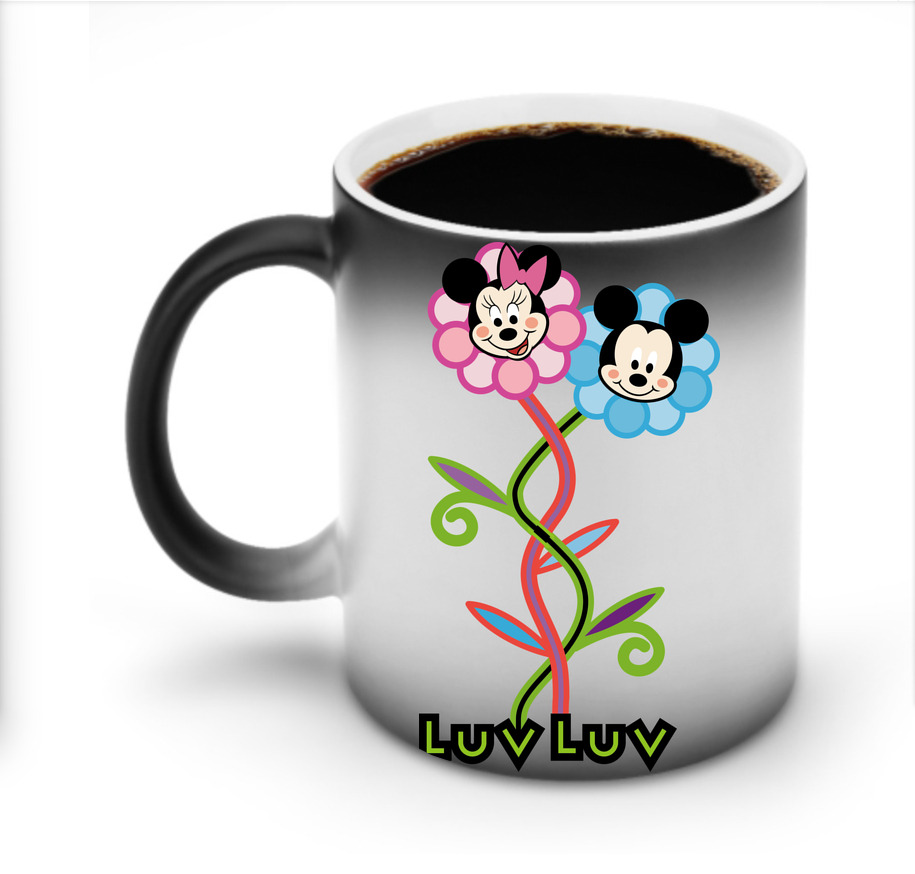 ミッキーマウス Mickey Mouse 温度変色マグカップ