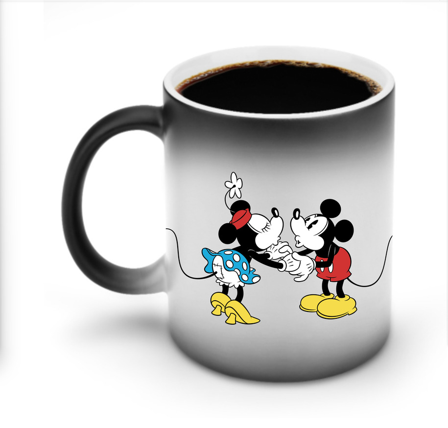 ミッキーマウス Mickey Mouse 温度変色マグカップ