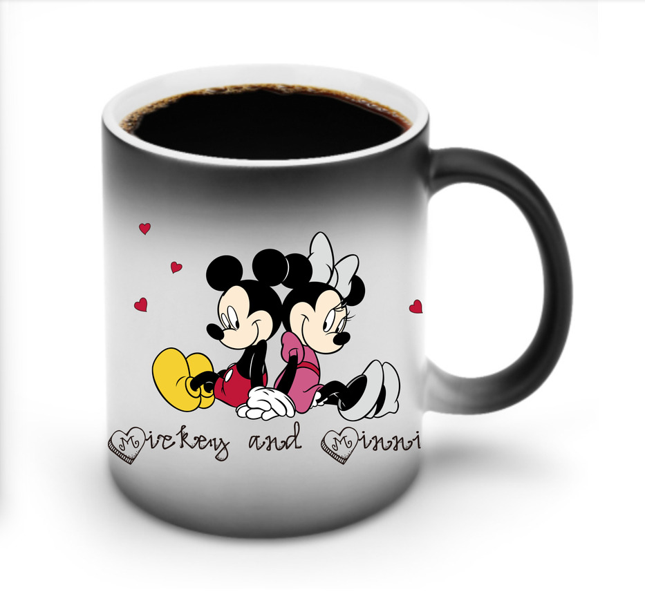 ミッキーマウス Mickey Mouse 温度変色マグカップ