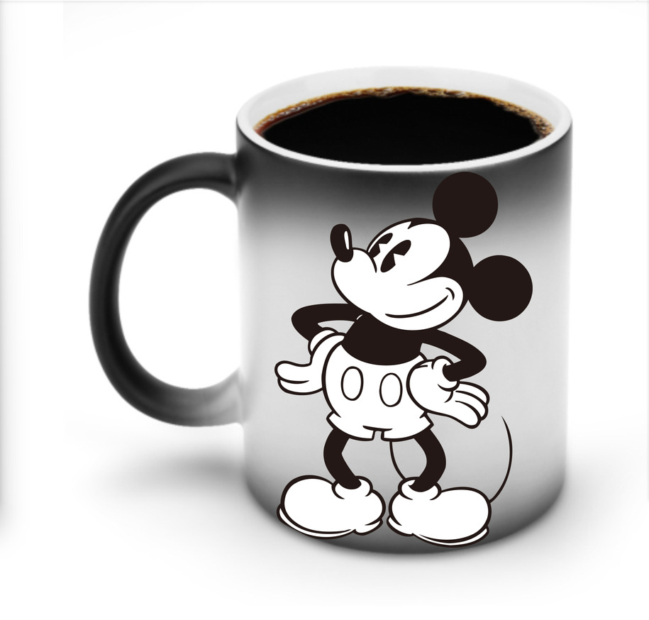 ミッキーマウス Mickey Mouse 温度変色マグカップ