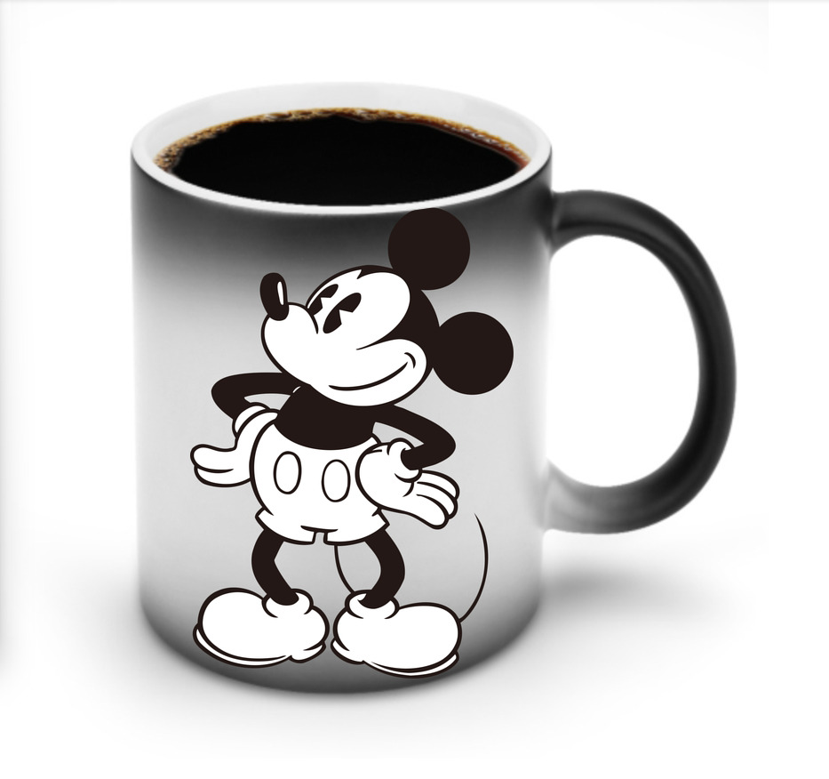 ミッキーマウス Mickey Mouse 温度変色マグカップ