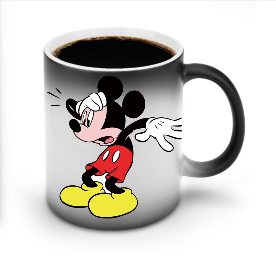 ミッキーマウス Mickey Mouse 温度変色マグカップ