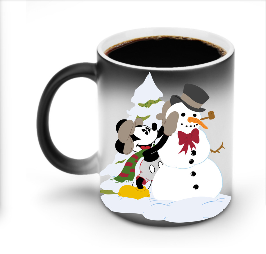 ミッキーマウス Mickey Mouse 温度変色マグカップ