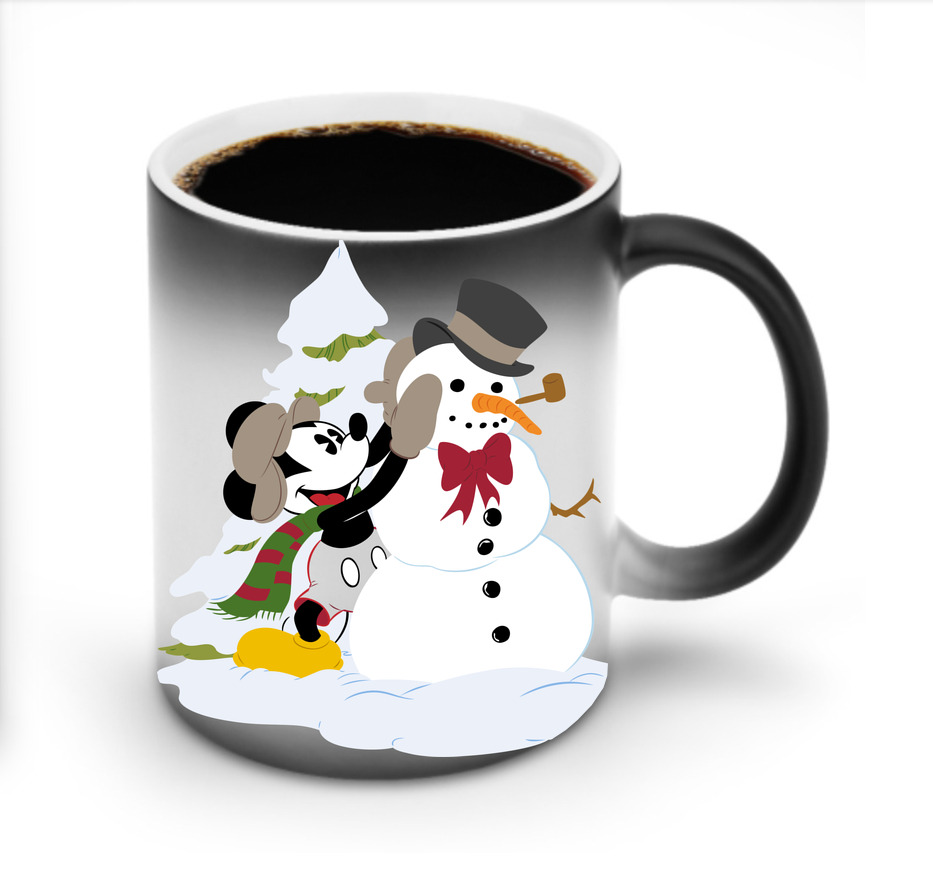 ミッキーマウス Mickey Mouse 温度変色マグカップ