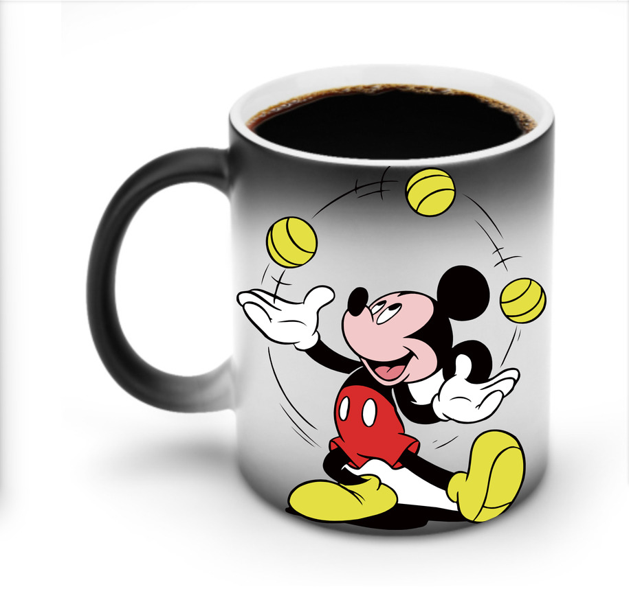ミッキーマウス Mickey Mouse 温度変色マグカップ