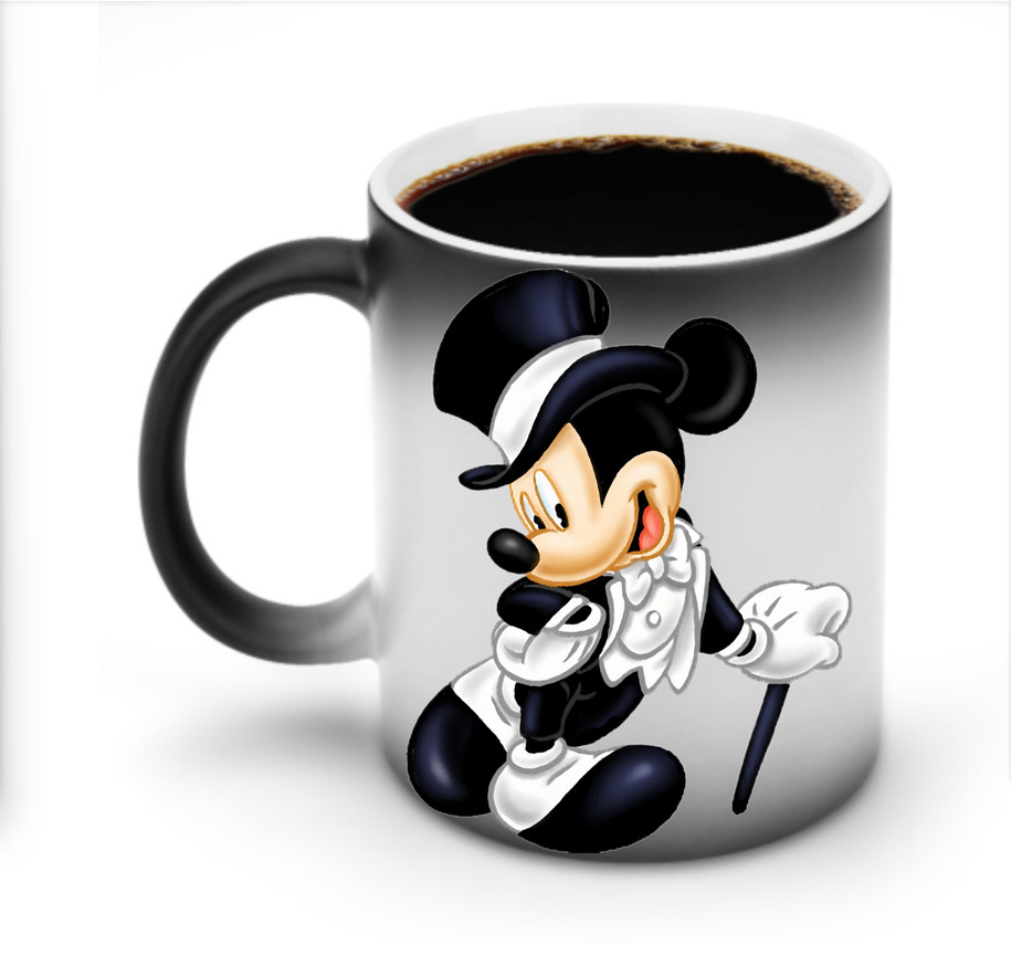 ミッキーマウス Mickey Mouse 温度変色マグカップ