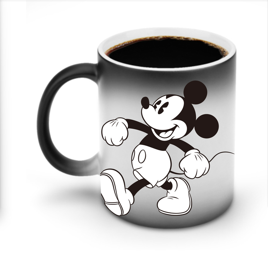 ミッキーマウス Mickey Mouse 温度変色マグカップ