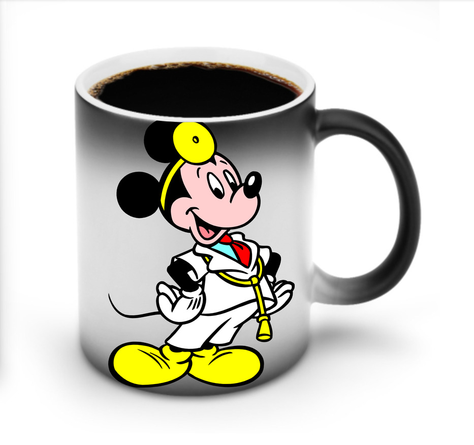 ミッキーマウス Mickey Mouse 温度変色マグカップ
