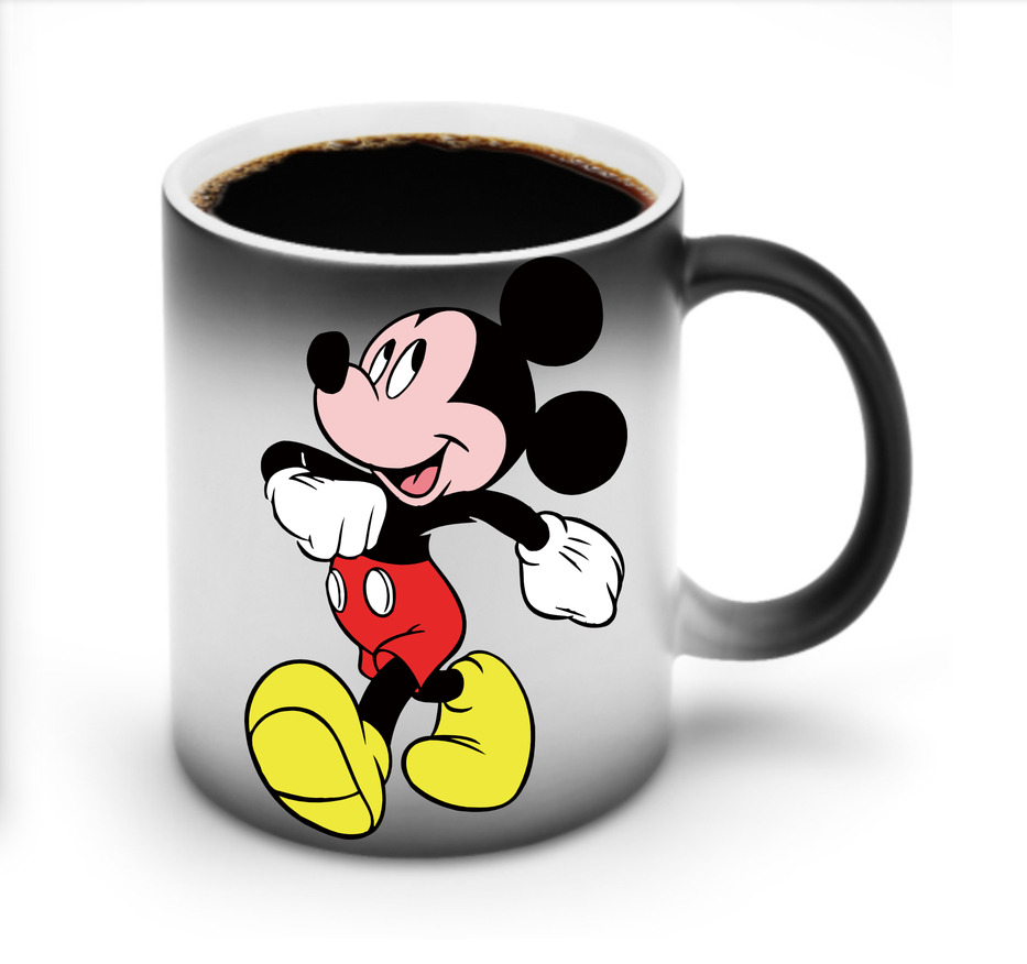 ミッキーマウス Mickey Mouse 温度変色マグカップ