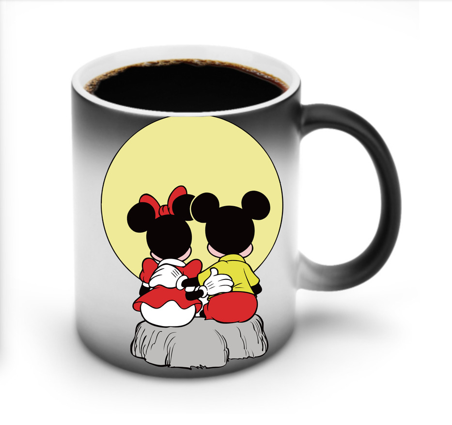 ミッキーマウス Mickey Mouse 温度変色マグカップ
