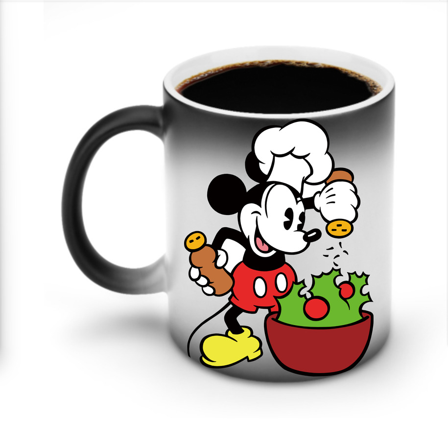 ミッキーマウス Mickey Mouse 温度変色マグカップ