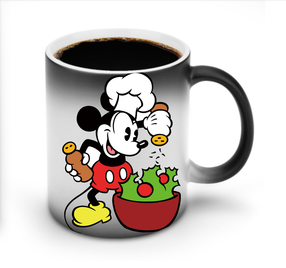 ミッキーマウス Mickey Mouse 温度変色マグカップ
