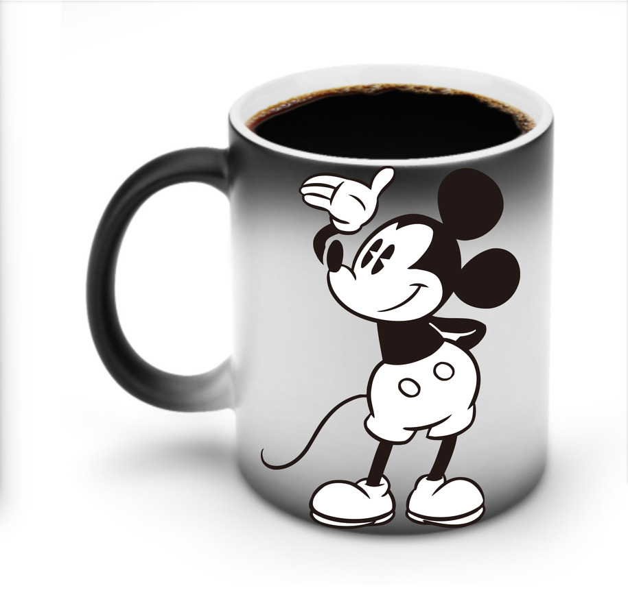 ミッキーマウス Mickey Mouse 温度変色マグカップ