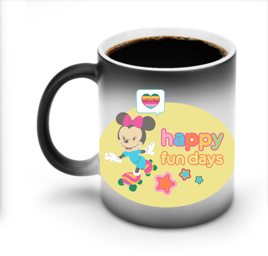 （画像用） ミッキーマウス Mickey Mouse 温度変色マグカップ
