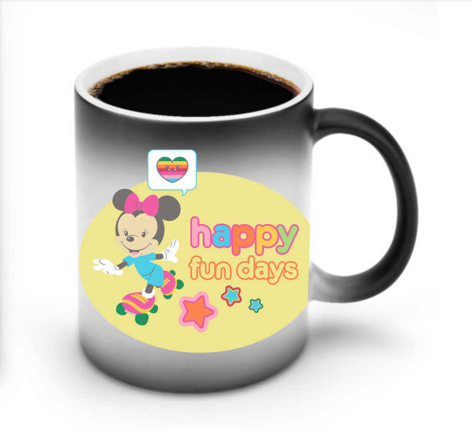 （画像用） ミッキーマウス Mickey Mouse 温度変色マグカップ