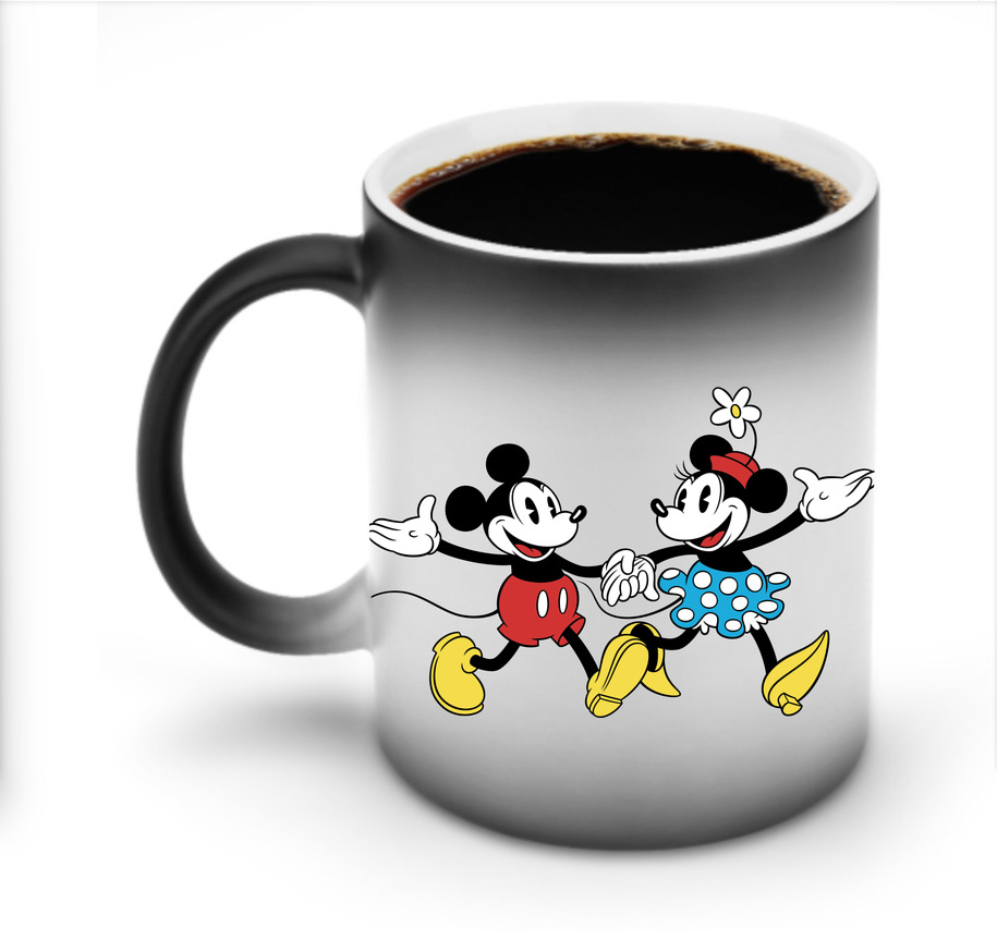 ミッキーマウス Mickey Mouse 温度変色マグカップ