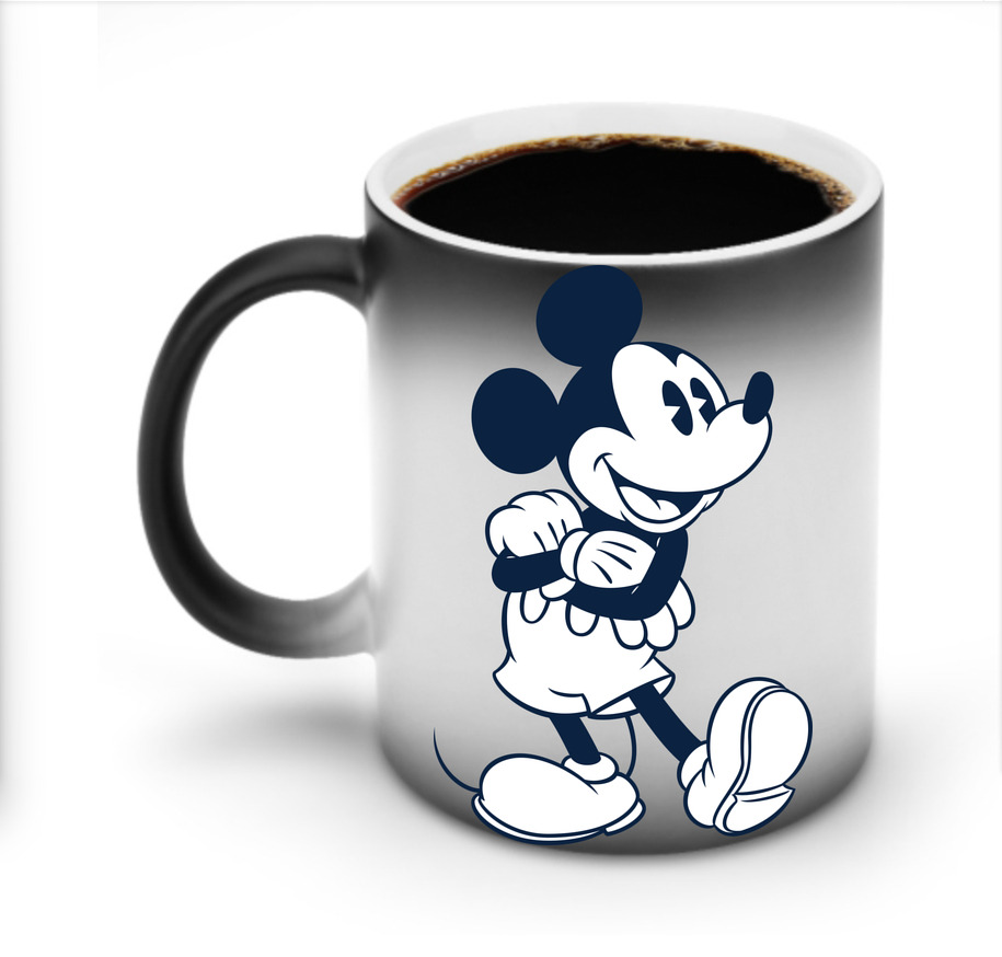 ミッキーマウス Mickey Mouse 温度変色マグカップ
