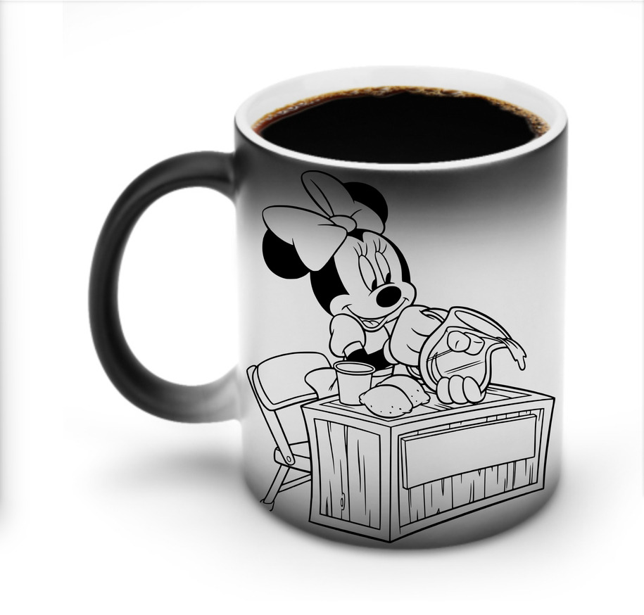 ミッキーマウス Mickey Mouse 温度変色マグカップ