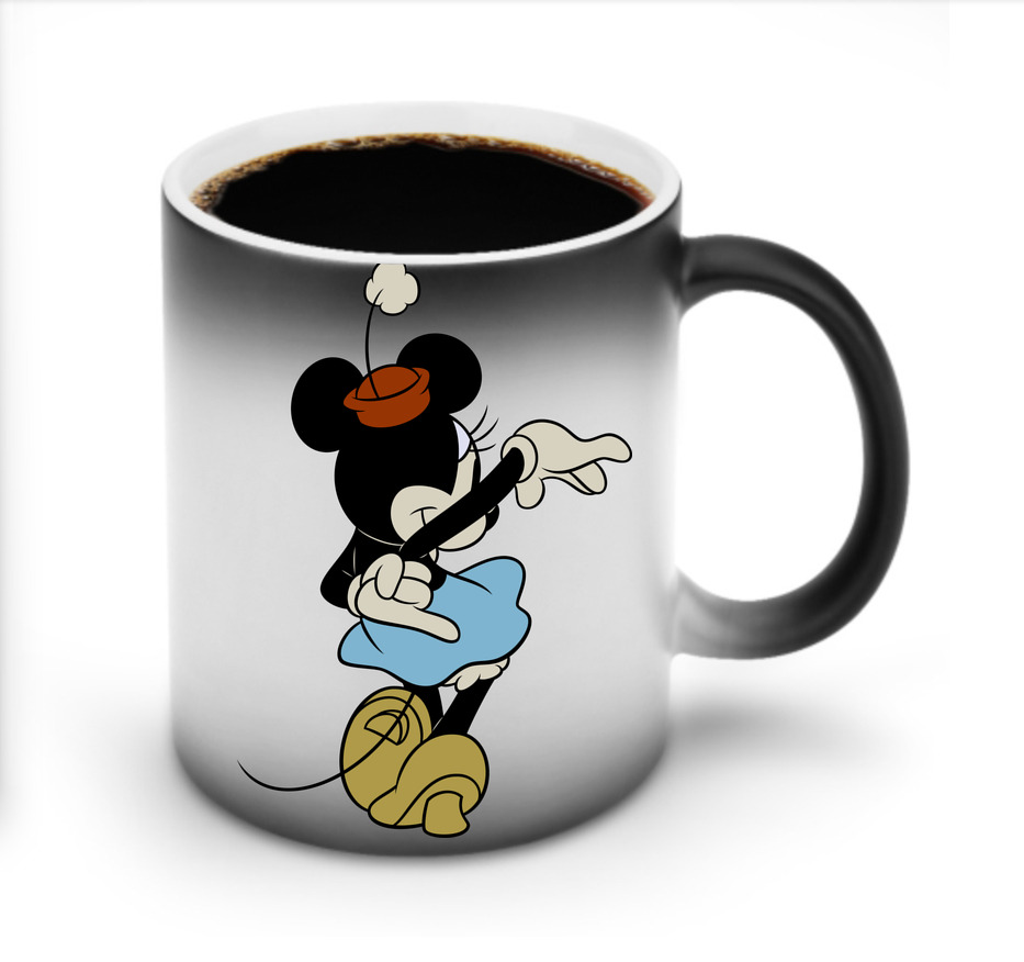 ミッキーマウス Mickey Mouse 温度変色マグカップ