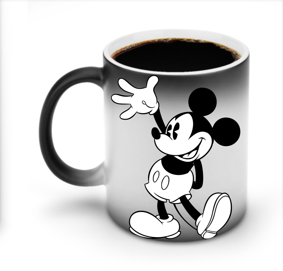 ミッキーマウス Mickey Mouse 温度変色マグカップ