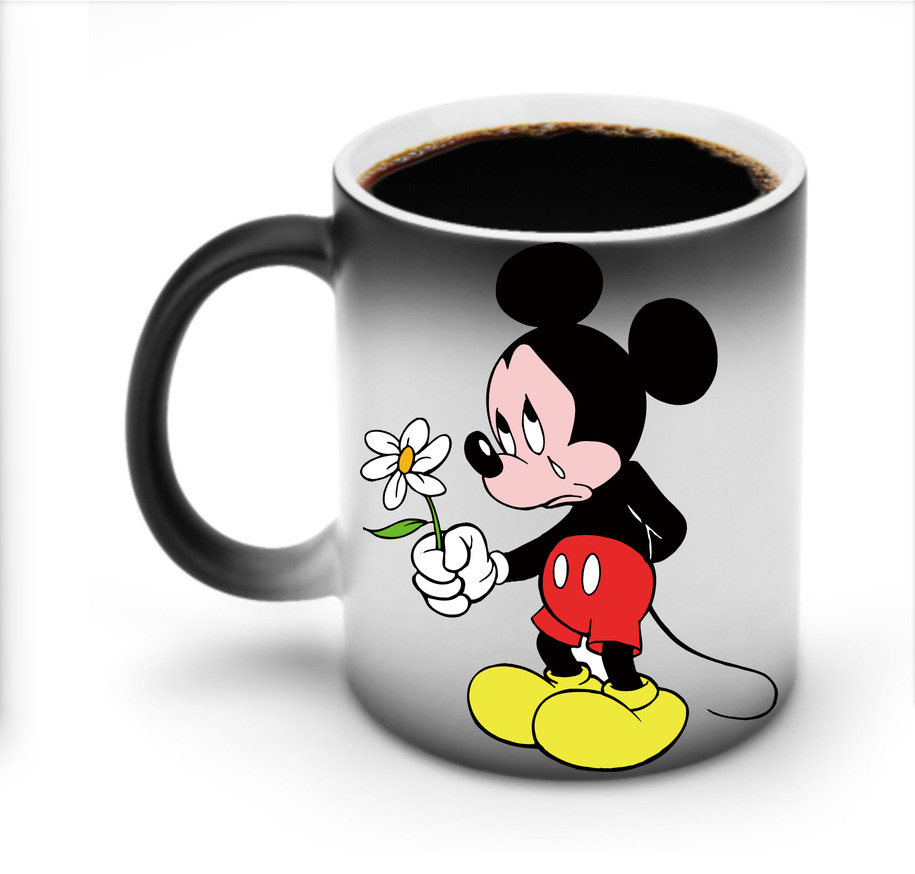 ミッキーマウス Mickey Mouse 温度変色マグカップ
