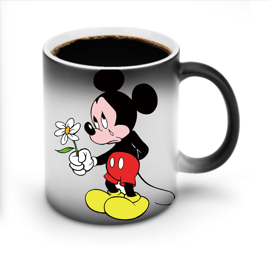 ミッキーマウス Mickey Mouse 温度変色マグカップ