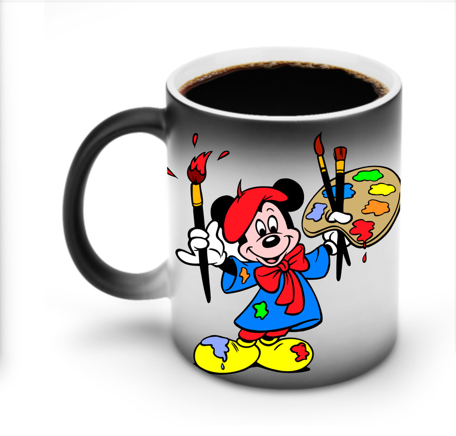 ミッキーマウス Mickey Mouse 温度変色マグカップ