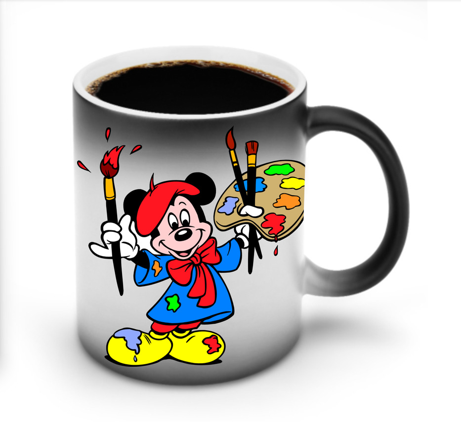 ミッキーマウス Mickey Mouse 温度変色マグカップ