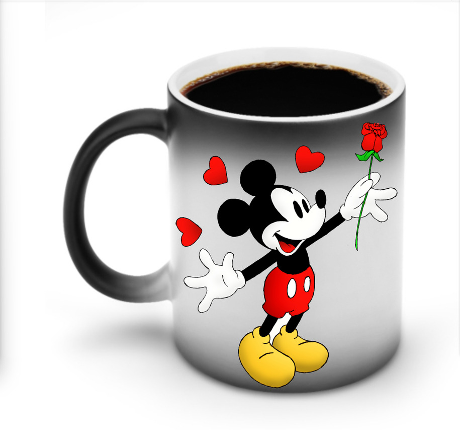 ミッキーマウス Mickey Mouse 温度変色マグカップ