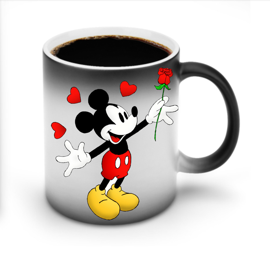 ミッキーマウス Mickey Mouse 温度変色マグカップ
