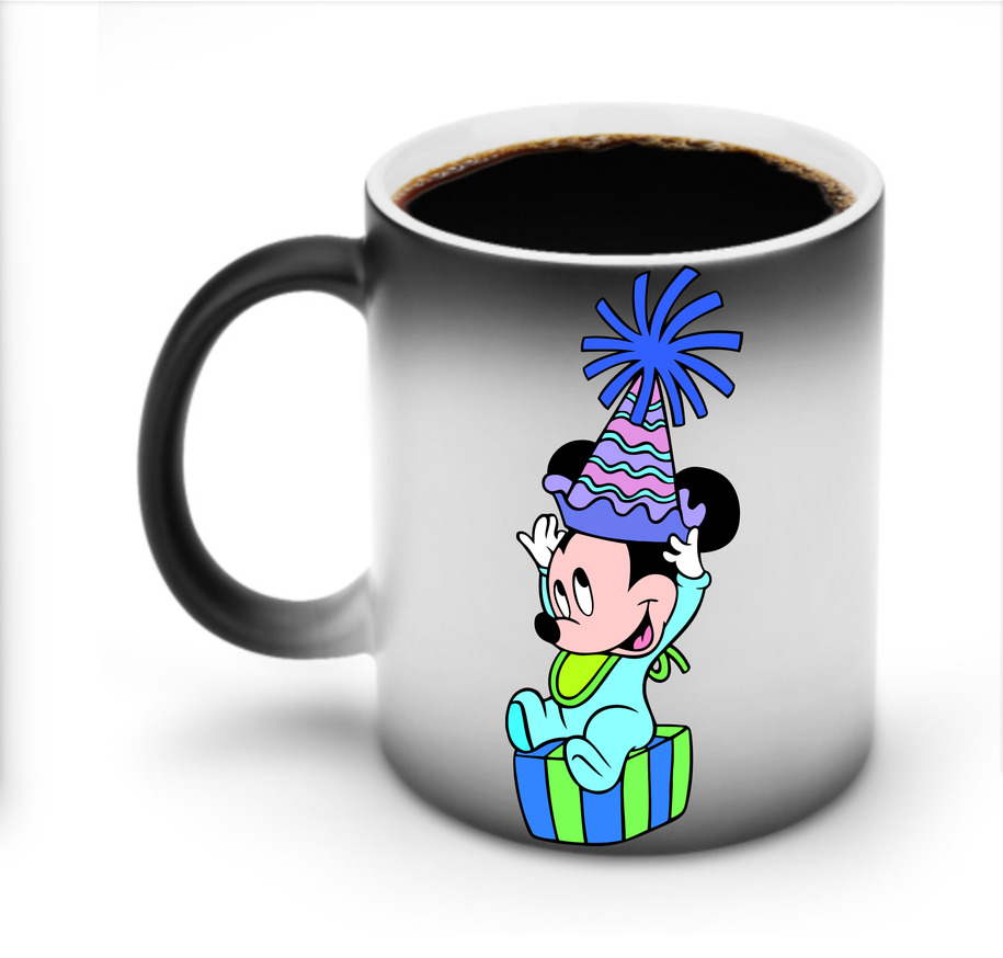 ミッキーマウス Mickey Mouse 温度変色マグカップ