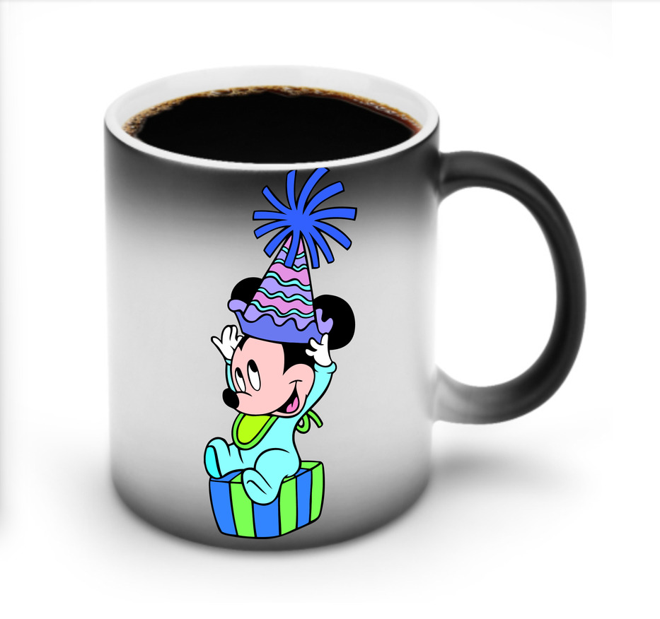 ミッキーマウス Mickey Mouse 温度変色マグカップ