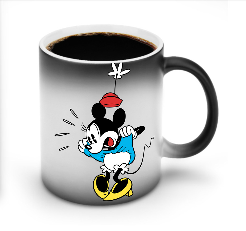 ミッキーマウス Mickey Mouse 温度変色マグカップ