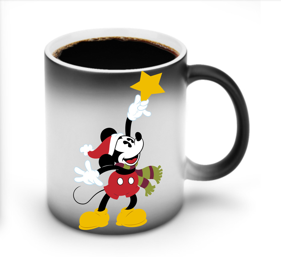 ミッキーマウス Mickey Mouse 温度変色マグカップ