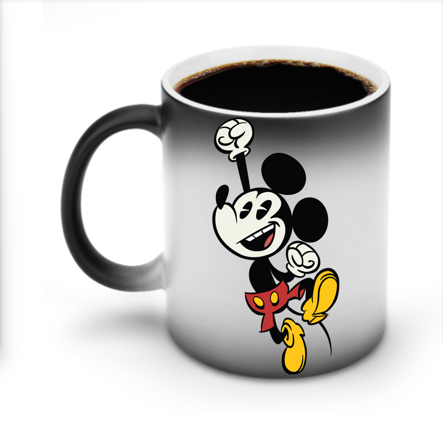 ミッキーマウス Mickey Mouse 温度変色マグカップ