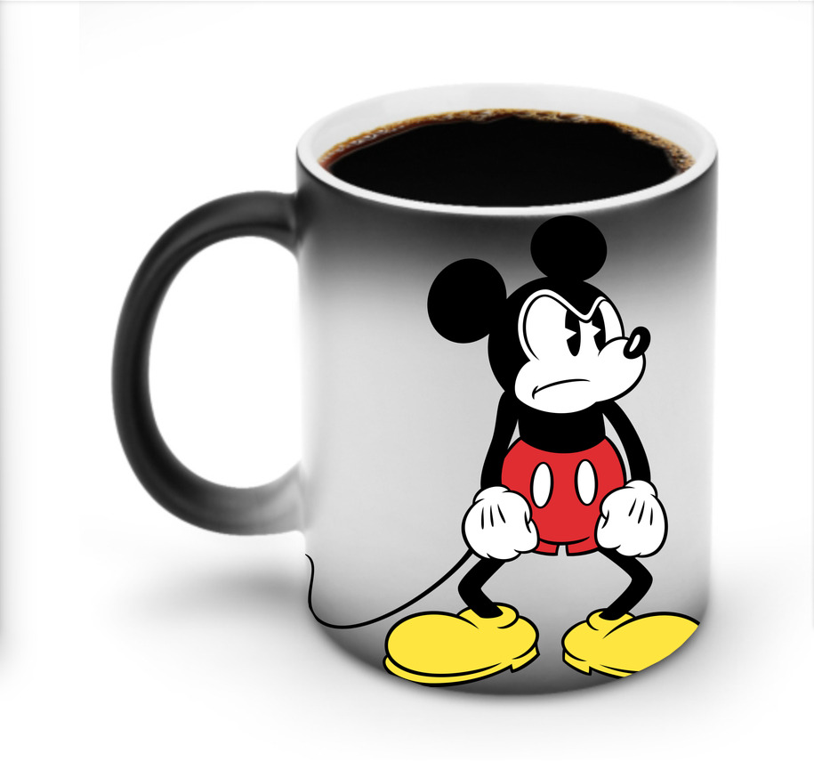 ミッキーマウス Mickey Mouse 温度変色マグカップ