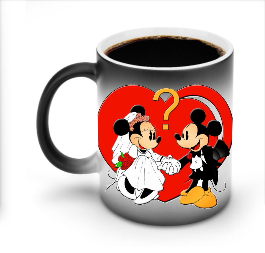 ミッキーマウス Mickey Mouse 温度変色マグカップ