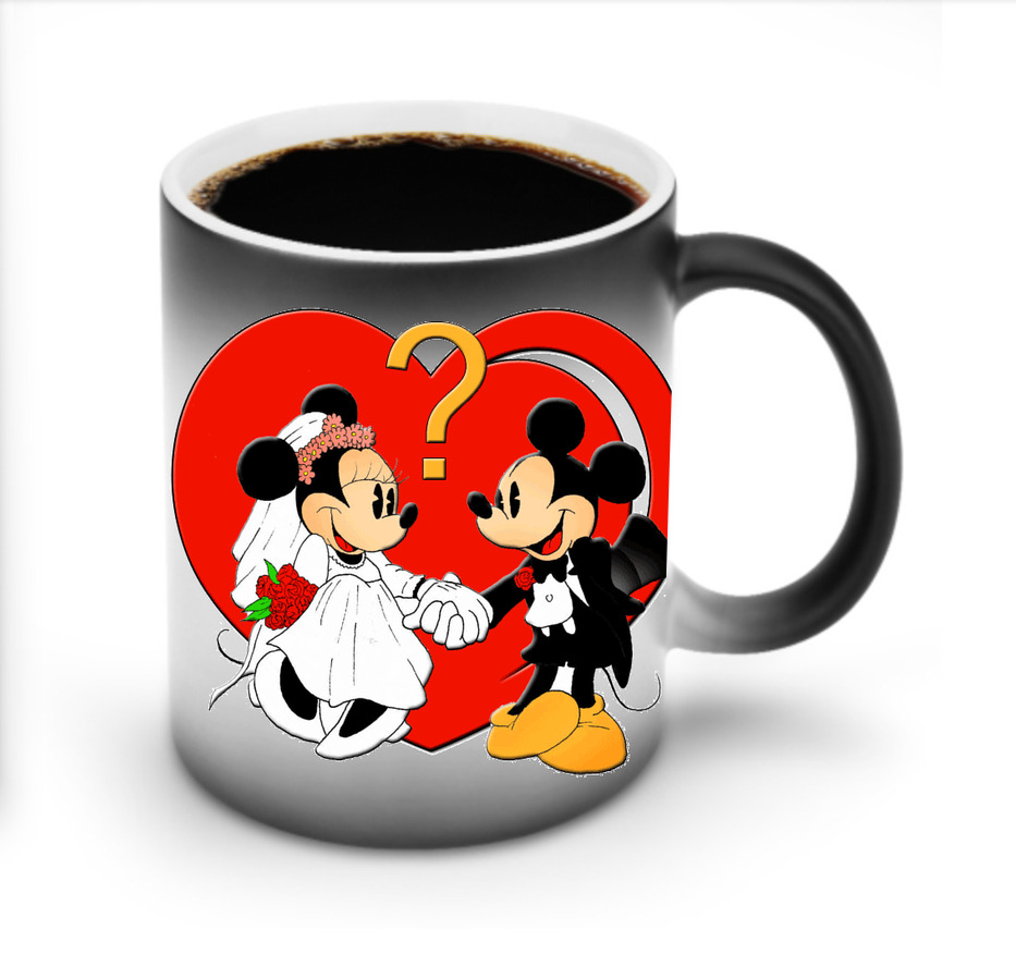 ミッキーマウス Mickey Mouse 温度変色マグカップ