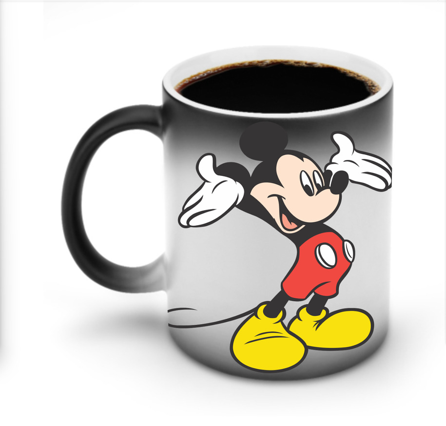 ミッキーマウス Mickey Mouse 温度変色マグカップ