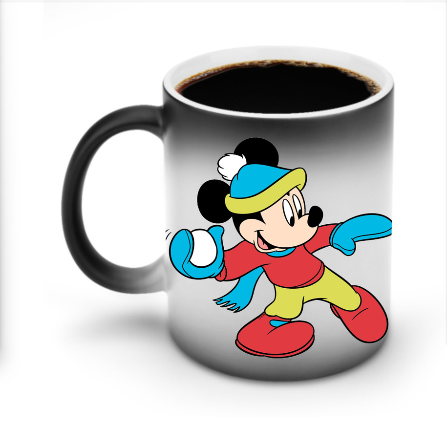 ミッキーマウス Mickey Mouse 温度変色マグカップ