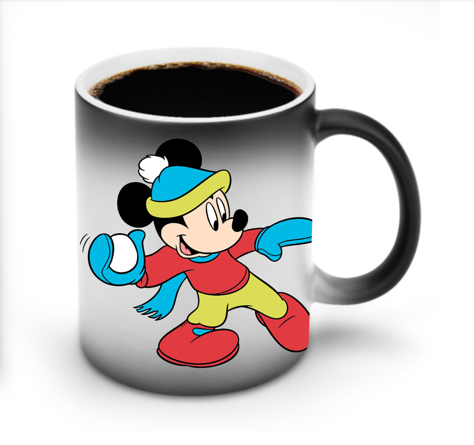 ミッキーマウス Mickey Mouse 温度変色マグカップ