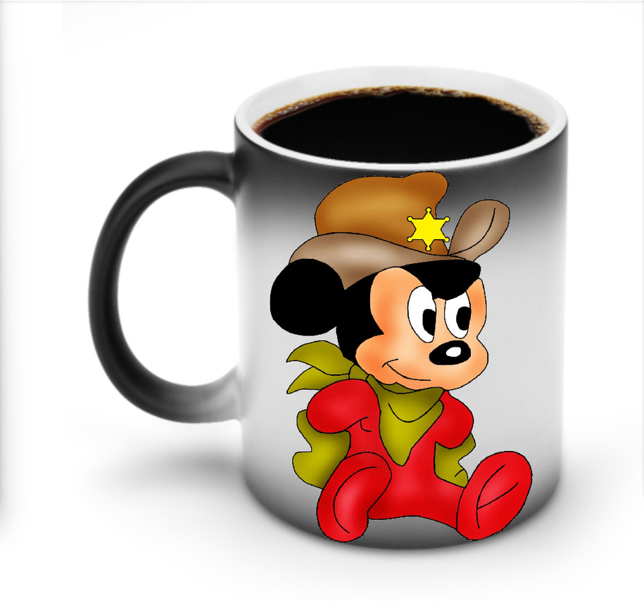 ミッキーマウス Mickey Mouse 温度変色マグカップ