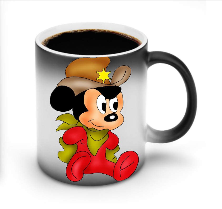 ミッキーマウス Mickey Mouse 温度変色マグカップ