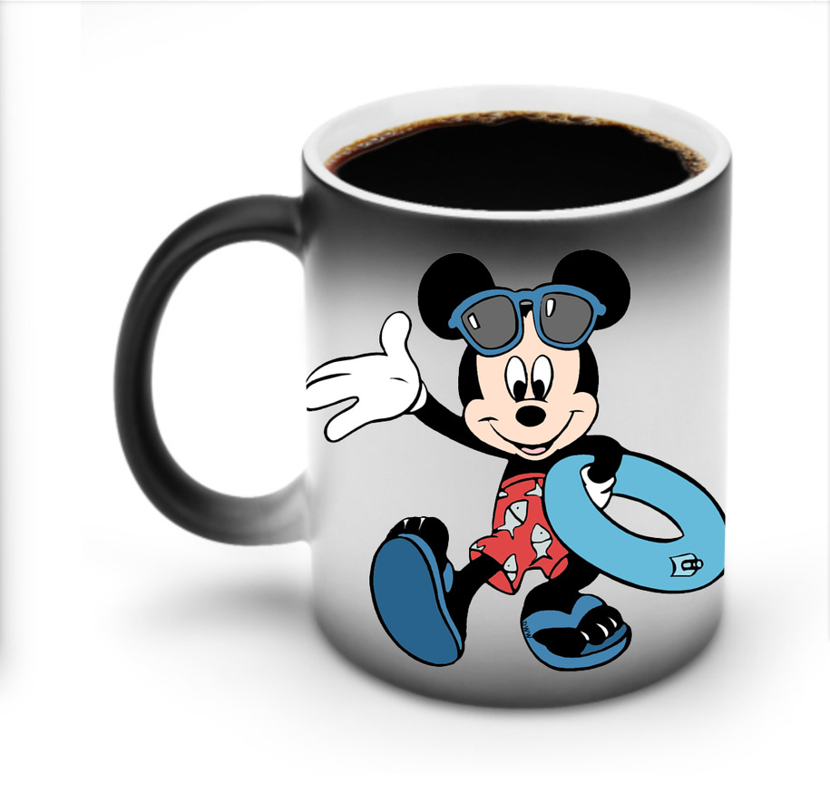 ミッキーマウス Mickey Mouse 温度変色マグカップ