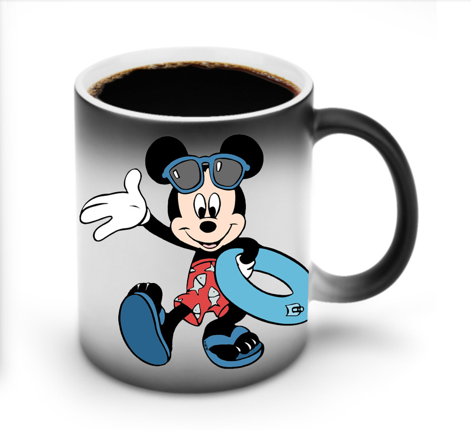 ミッキーマウス Mickey Mouse 温度変色マグカップ
