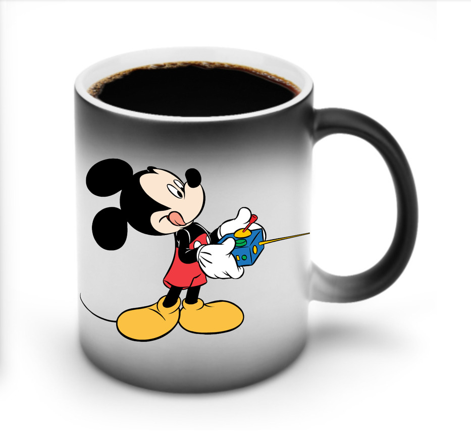 ミッキーマウス Mickey Mouse 温度変色マグカップ