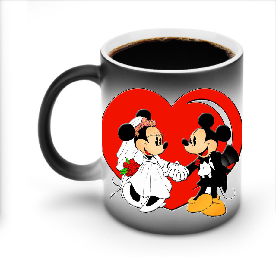 ミッキーマウス Mickey Mouse 温度変色マグカップ
