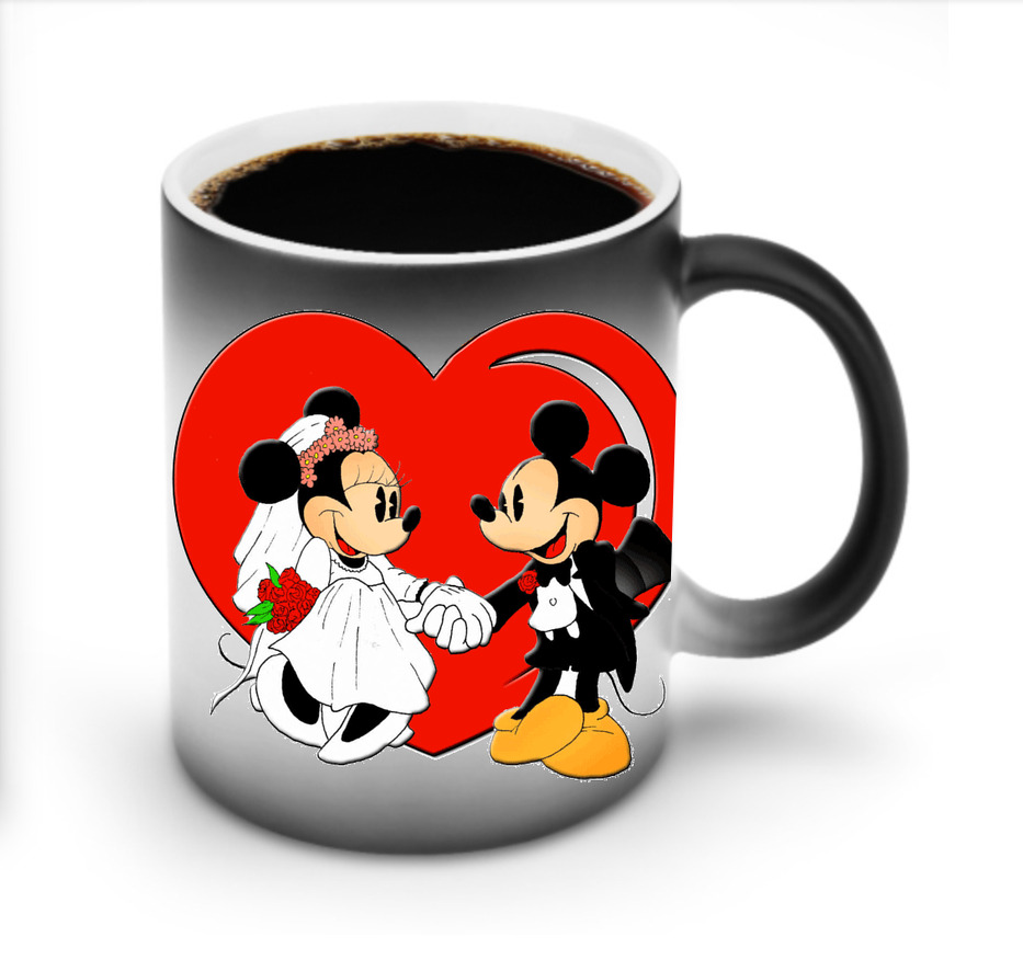 ミッキーマウス Mickey Mouse 温度変色マグカップ