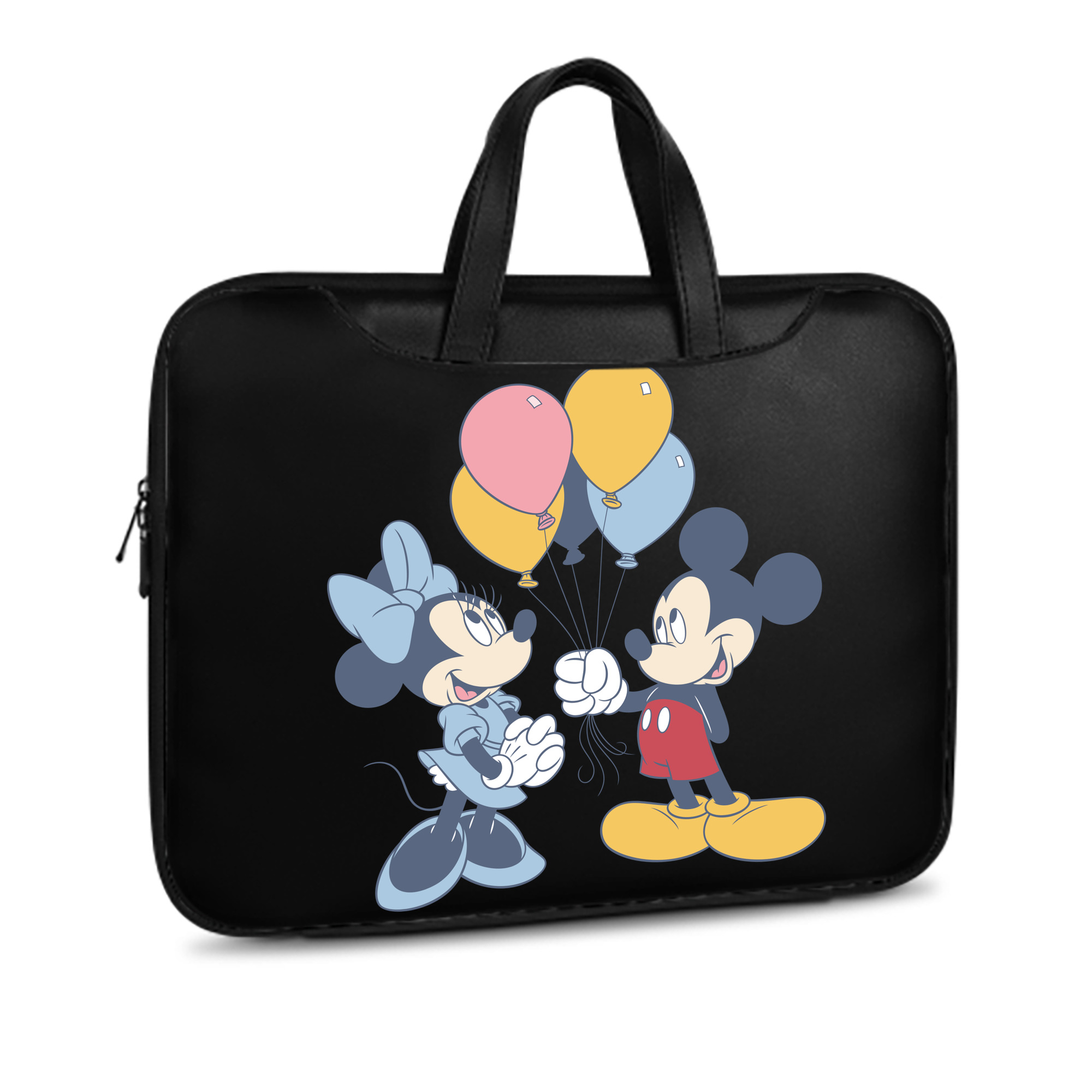 ミッキーマウス Mickey Mouse レザーラップトップバッグ　ノートパソコンケース
